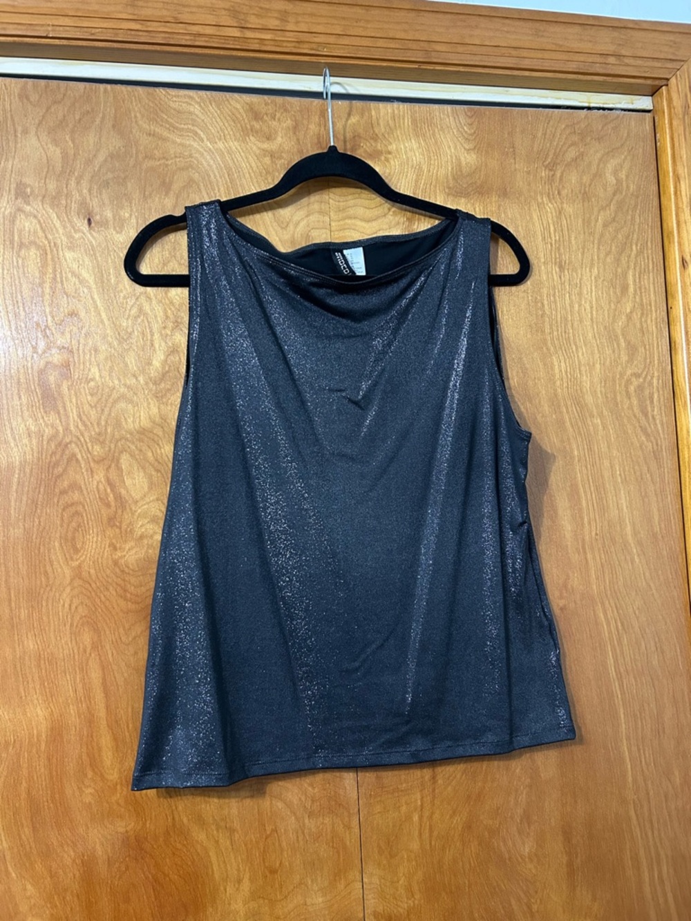 H&M Black Shimmer Tank Top